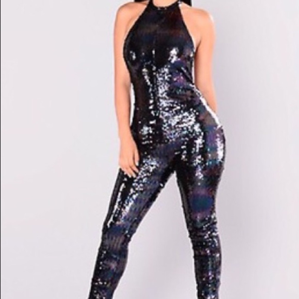 Sequined jumpsuit